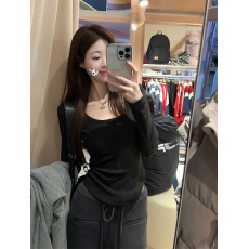 批发实拍实价自发热磨毛打底衫女T恤秋冬保暖内搭长袖修身上衣