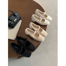 批发粗跟气质玛丽珍鞋法式晚晚方头甜美呢子毛毛鞋女秋<b class='q'>冬</b>外穿高跟单鞋