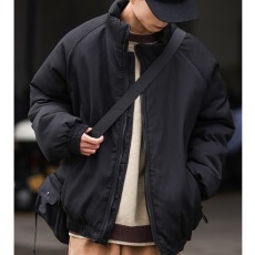 批发冬季<b class='q'>日系</b><b class='q'>复古</b>美拉德咖啡色竖条纹棉衣外套男女中性风加厚保暖棉袄