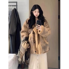 批发皮毛一体羊羔毛外套女冬季新款