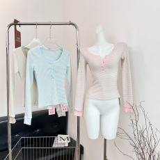 批发原创 popchee ｜奶油打底｜A类婴童面料！三色条纹 好版型～