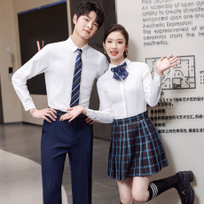 批发职业衬衫<b class='q'>套装</b>男女学院风衬衣工装<b class='q'>幼儿</b>园老师园服物业客服工作服秋