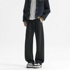 批发纯色春秋弯刀卫裤加绒香蕉裤松弛感运动裤宽松型青少年常规<b class='q'>哈伦裤</b>