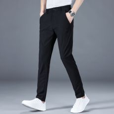 批发春秋厚款正装休闲裤子男士直筒百搭西裤长裤修身小直筒轻<b class='q'>商务</b>男裤
