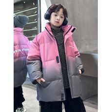 批发男童<b class='q'>冬</b>装渐变美拉德2024新款儿童羽绒棉服中大童加厚炸街<b class='q'>冬</b>季棉服