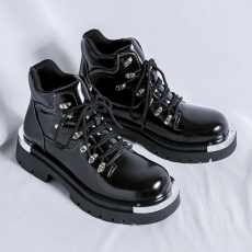 批发<b class='q'>秋</b>冬新款男款马丁靴帅气高帮鞋货号