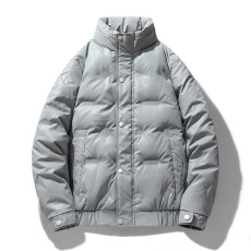 批发24年国标冬季新款立领羽绒服男士白鸭绒羽绒服短款加厚保暖外套