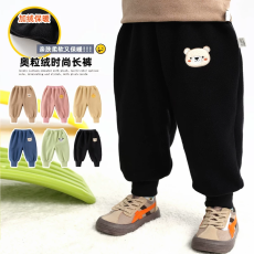 批发宝宝加绒<b class='q'>裤子</b>秋冬<b class='q'>婴儿</b>衣服男童长裤女童加厚冬装儿童保暖棉裤冬季
