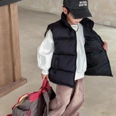 批发2024冬季新款<b class='q'>男童</b>外套<b class='q'>潮牌</b><b class='q'>马甲</b>保暖服休闲坎肩背心款拉链潮流百搭