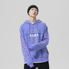 批发实拍潮牌连帽卫衣男秋冬纯棉宽松高街<b class='q'>嘻哈</b>套头帽衫