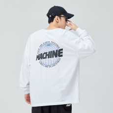 批发实拍秋冬潮牌男士圆领卫衣纯棉宽松韩版<b class='q'>嘻哈</b>高街长袖体恤