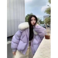 批发新款大毛领时尚高品质真毛领口袋装饰<b class='q'>中长款</b>冬季保暧时尚流行