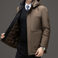 批发24年冬季可拆卸帽加棉加厚保暖时尚棉服男中老年爸爸装<b class='q'>商务</b>休闲
