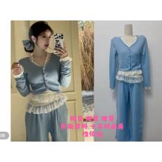 批发HuiHui<b class='q'>韩国</b>东大门短款上衣阔腿裤套装+打底