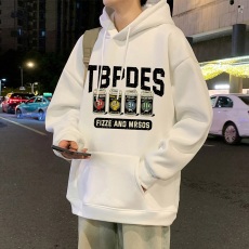 批发不下架秋冬加绒加厚连帽卫衣美式高街潮流卫衣帽衫