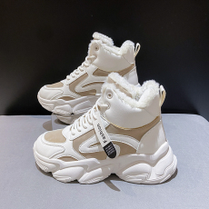 批发<b class='q'>冬</b>季新款加绒高帮爆款时尚老爹鞋女鞋货号