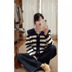 批发春季搭配一整套大码胖mm海军领针织开衫牛仔<b class='q'>裤</b>韩系减龄时尚套装女