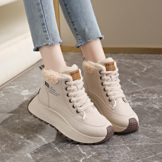 批发<b class='q'>冬</b>季新款羊羔绒厚底棉鞋女鞋货号