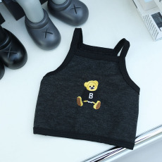 批发实拍图宠物衣服春秋冬季狗狗猫咪泰迪比熊<b class='q'>夏装</b>博美背心无袖短款