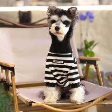 批发狗狗衣服小型犬雪纳瑞泰迪比熊高领内搭衣服宠物春夏款网红狗衣服