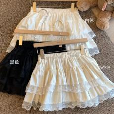 批发原版做法~芭蕾风蛋糕裙<b class='q'>半身</b>裙秋冬蝴蝶结蕾丝小个子a字蓬蓬<b class='q'>短裙</b>