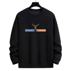 批发不下架秋冬加绒加厚圆领卫衣青年学生上衣男装