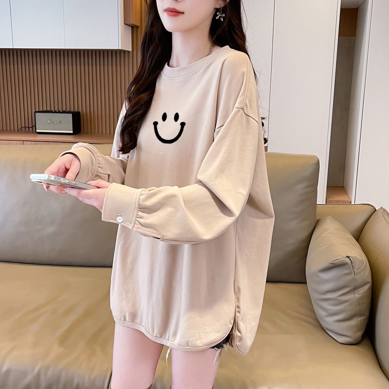 PF29647#92%人棉8%氨纶/后包领/全件烫薄款圆领长袖打底衫女女裝貨源服裝批發