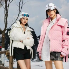 批发潮牌羽线绒服高品质时尚女装韩版潮流百搭<b class='q'>宽松</b>保暧漂亮装饰