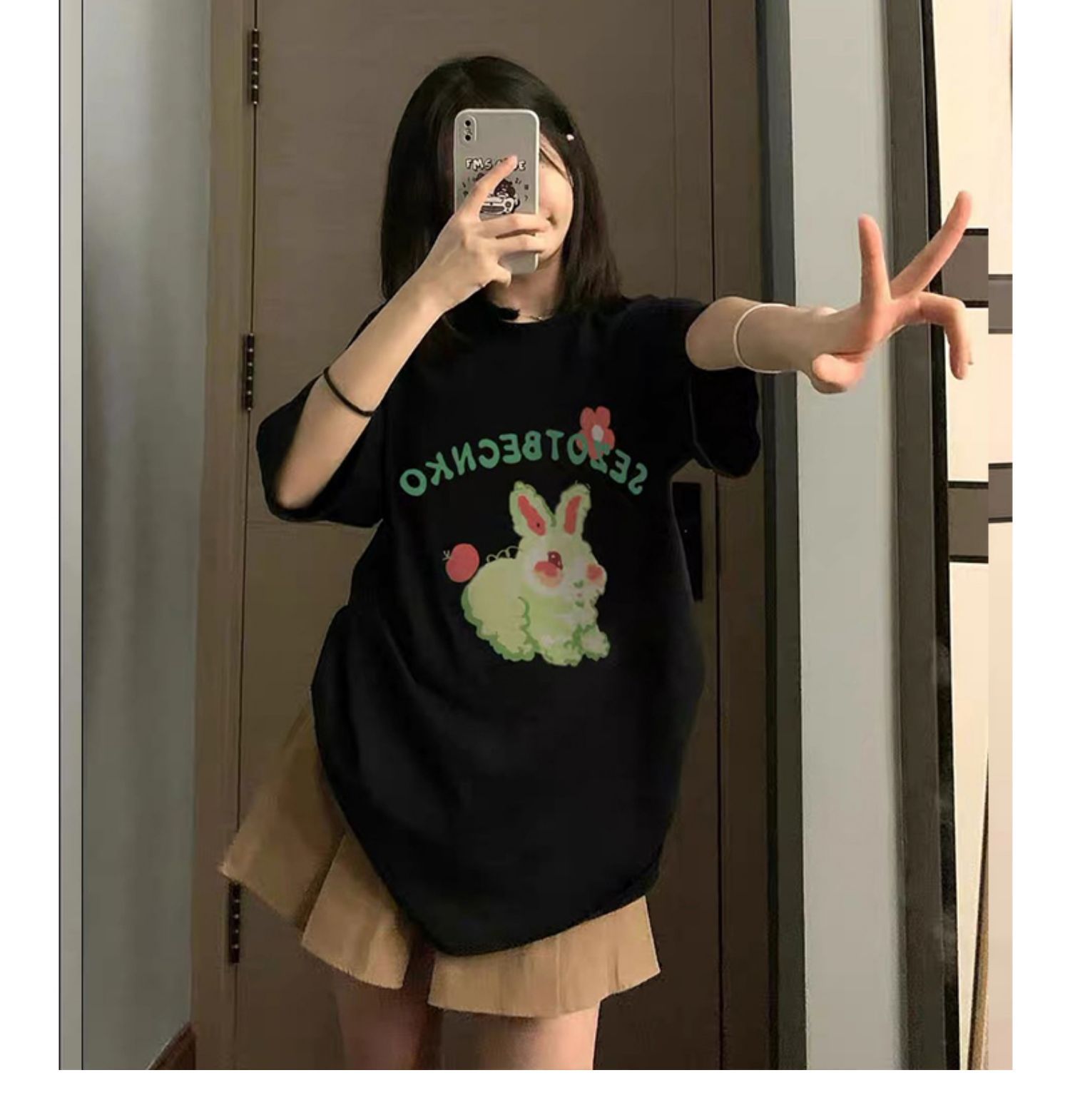 PF29764#精梳纯棉后包领 有缝边S-XXXL夏装短袖T恤女女裝貨源服裝批發