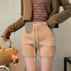 批发<b class='q'>防走光</b>保暖短<b class='q'>裤</b>羊毛针织睡眠暖宫秋冬高腰打底<b class='q'>安全</b><b class='q'>裤</b>