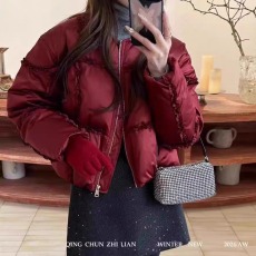 批发高级感冬季时尚宽松短款<b class='q'>甜美</b>百搭简约韩系羽绒服保暖羽绒服外套女