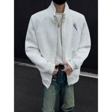 批发开衫卫衣男加绒立领外套休闲夹克流行日系文艺潮流气质新款<b class='q'>简约</b>
