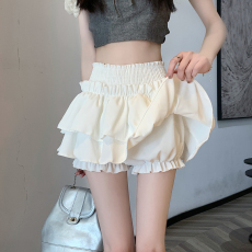 批发优~<b class='q'>性感</b>芭蕾风荷叶边蓬蓬蛋糕裙辣妹高腰花苞裙裤