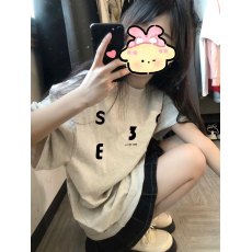 批发韩国外贸韩版新款夏季短袖<b class='q'>T</b><b class='q'>恤</b>女慵懒<b class='q'>原宿</b><b class='q'>上衣</b>chic港时尚百搭款