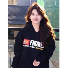 批发100%棉面华棉320g/420g印花2025新款秋冬宽松慵懒风连帽卫衣