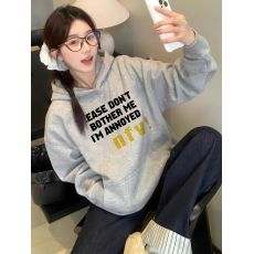 批发100%棉面华棉320g/420g印花2025新款秋冬宽松慵懒风连帽卫衣