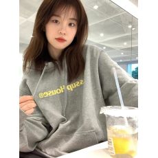 批发100%棉面华棉320g/420g印花2025新款秋冬宽松慵懒风连帽卫衣