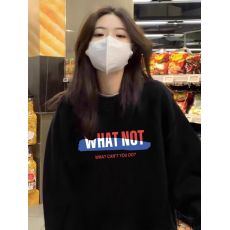 批发100%棉面华棉320g/420g印花 2025新款秋冬圆领卫衣上衣长袖