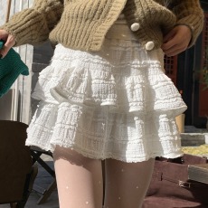 批发原版面料量大价优~芭蕾风A字蓬蓬蛋糕裙<b class='q'>半身</b>裙女纯欲显瘦<b class='q'>短裙</b>