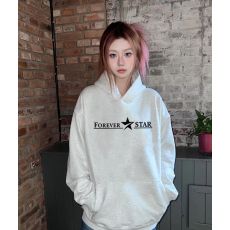 批发100%棉面华棉320g/420g印花2025新款秋冬宽松慵懒风连帽卫衣