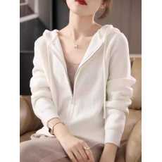 批发法国<b class='q'>尾</b><b class='q'>货</b>捡漏女装高端<b class='q'>品牌</b>折扣原单撤柜连帽针织开衫外套毛衣外搭