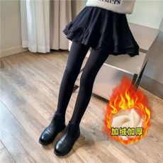 批发<b class='q'>女童</b><b class='q'>打底</b><b class='q'>裙裤</b>洋气百搭秋冬外穿女孩洋气大童韩版假两件裤裙儿童裤
