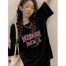 批发已出货 韩国外贸韩版新款夏季短袖<b class='q'>T</b><b class='q'>恤</b>女韩版慵懒<b class='q'>原宿</b><b class='q'>上衣</b>chic港