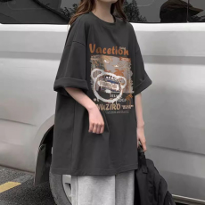 批发韩国外贸韩版新款夏季短袖<b class='q'>T</b><b class='q'>恤</b>女韩版宽松慵懒<b class='q'>原宿</b><b class='q'>上衣</b>chic港