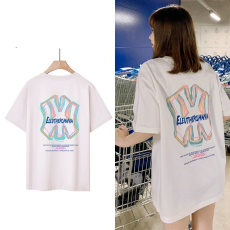 批发韩国外贸韩版新款夏季短袖<b class='q'>T</b><b class='q'>恤</b>女韩版宽松慵懒<b class='q'>原宿</b><b class='q'>上衣</b>chic港