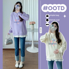 批发实拍<b class='q'>孕妇装</b>春装2026新款<b class='q'>孕妇装</b>卫衣春秋上衣加<b class='q'>打底裤</b>两件套