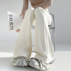 实拍2026春季新款韩版高腰显瘦垂感喇叭裤OL职业西装裤长裤女