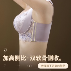 批发内衣女<b class='q'>调整型</b>提胸聚拢小胸显大反重力提拉上托防下垂无钢圈文胸罩