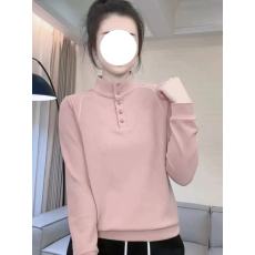 批发大码女新款双面奥绒卫衣2025年长袖时尚休闲百搭半高领<b class='q'>气质</b>打底衫