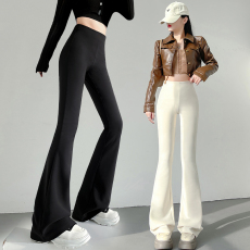 批发实拍2026春季新款韩版高腰显瘦垂感喇叭裤OL<b class='q'>职业</b><b class='q'>西装裤</b>长裤<b class='q'>女</b>